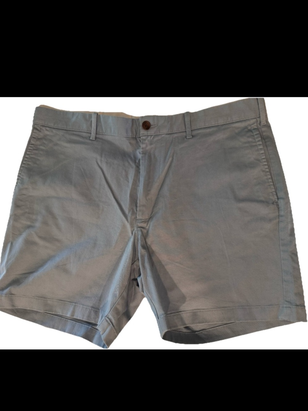 J.Crew Mens Shorts Gray Size 38 Chino Short 7 Inch Inseam Cotton Blend